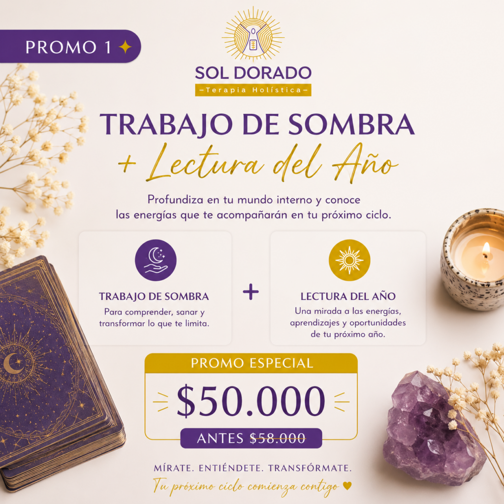 Promo: Trabajo de Sombra + Lectura de Año
